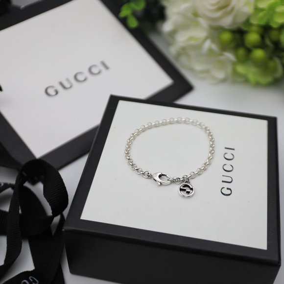 GUCCI  Bracelet Double G interlocking - Picture 6 of 9